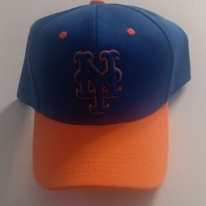 NY Mets Hat Pre-Owned Untagged On Field Cap,2 Tone